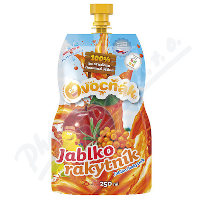 OVOCŇÁK Mošt jablko a rakytník 250 ml