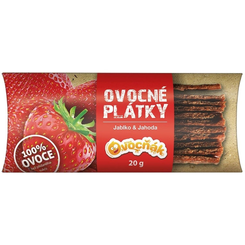 Ovocňák Plátky jablko a jahoda