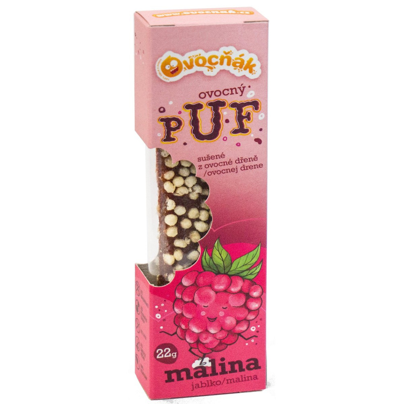 Ovocňák PUF plátky jablko a malina