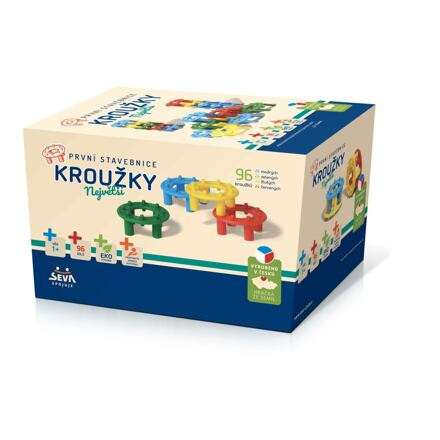 První stavebnice Kroužky - Největší SEVA