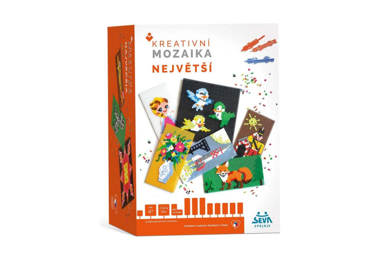 Mozaika Seva největší plastová sada 2904 dílků