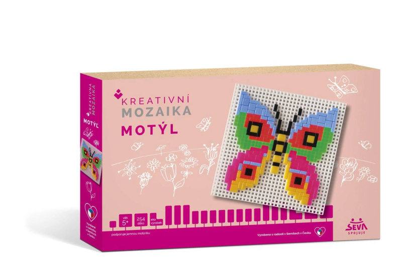 Kreativní mozaika Motýl 254 dílků