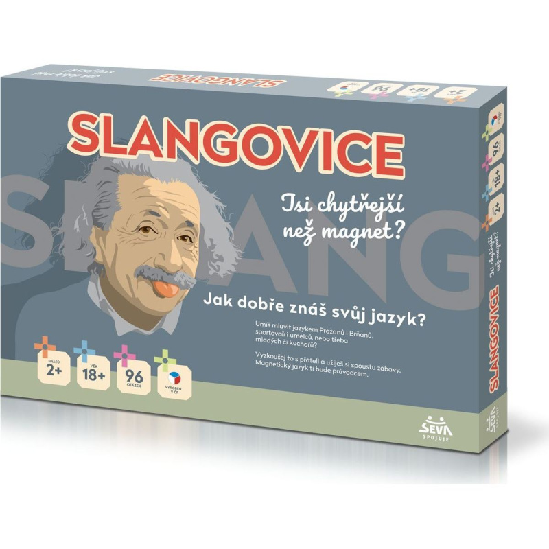 Slangovice společenská magnetická hra v krabici 42x29x4cm