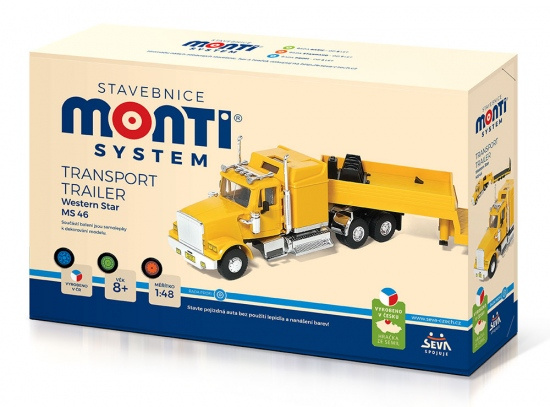 Monti System 46 Transport Trailer Western Star 1:48