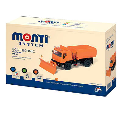 Stavebnice Monti System MS 47 Eco Technic Liaz 1:48 v krabici 22x15x6cm