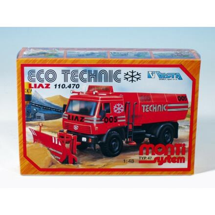 Stavebnice Monti System MS 47 Eco Technic Liaz 1:48 v krabici 22x15x6cm
