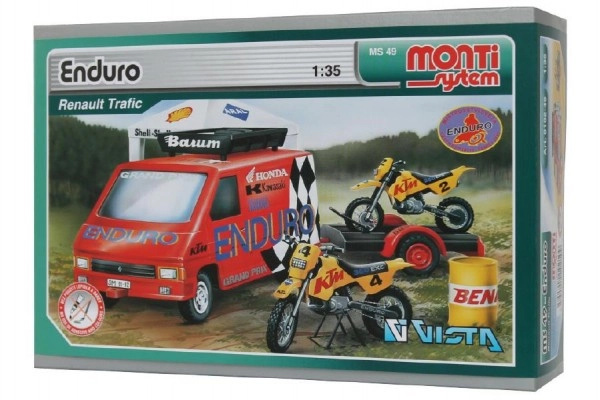 Monti System stavebnice MS 49 Enduro Renault Trafic 1:35