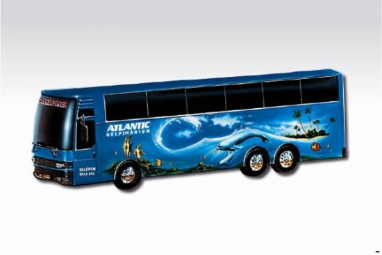 Stavebnice Monti System MS 50 Atlantic Dolphinarium Bus 1:48 v krabici 31,5x16,5x7,5cm