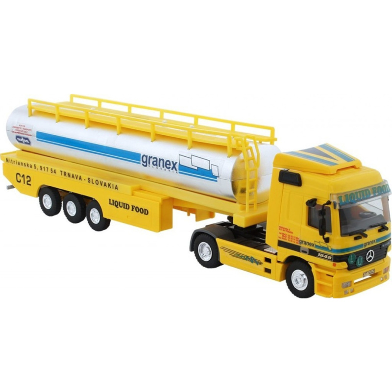 Stavebnice Monti System MS 55 Liguid Food Actros L-MB 1:48 v krabici 31,5x16,5x8cm