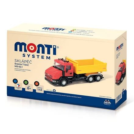 Stavebnice Monti System MS 62.1 Scania  1:48 v krabici 32x20,5x7,5cm