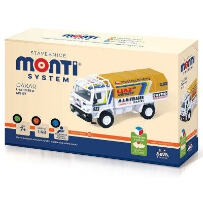 Stavebnice Monti System MS 07 Dakar Liaz 1:48 v krabici 22x15x6cm