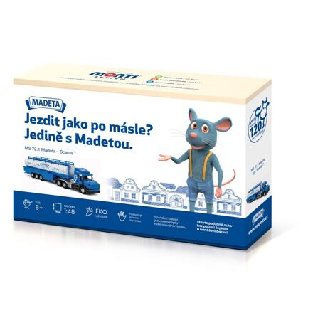 Stavebnice Monti System MS 72.1 Madeland Scania T 1:48 v krabici 32x21x7,5cm