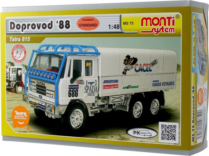 Monti System 75 Dakar Tatra 815 doprovod 1988 1:48
