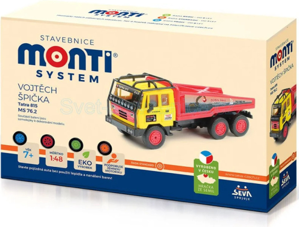 Stavebnice Monti System MS 76.2  Vojtěch Špička Tatra 815 1:48