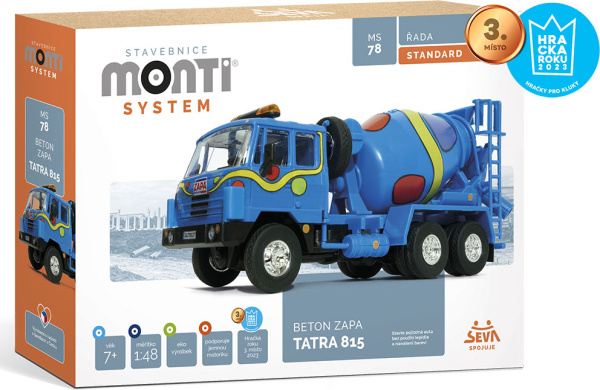 Monti System Seva Stavebnice MS 78 Tatra 815 Zapa beton 1:48