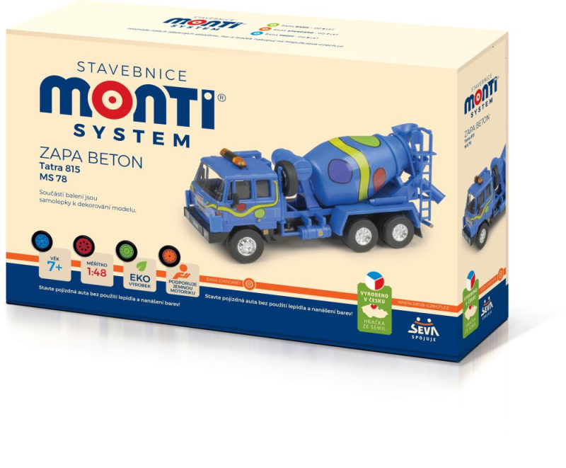Monti System Seva Stavebnice MS 78 Tatra 815 Zapa beton 1:48