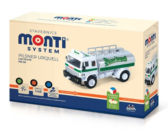 Stavebnice Monti System MS 36 Pilsner Urguell Liaz 1:48 v krabici 22x15x6cm