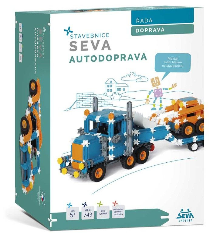 Seva Doprava – autodoprava stavebnice 743 dílků