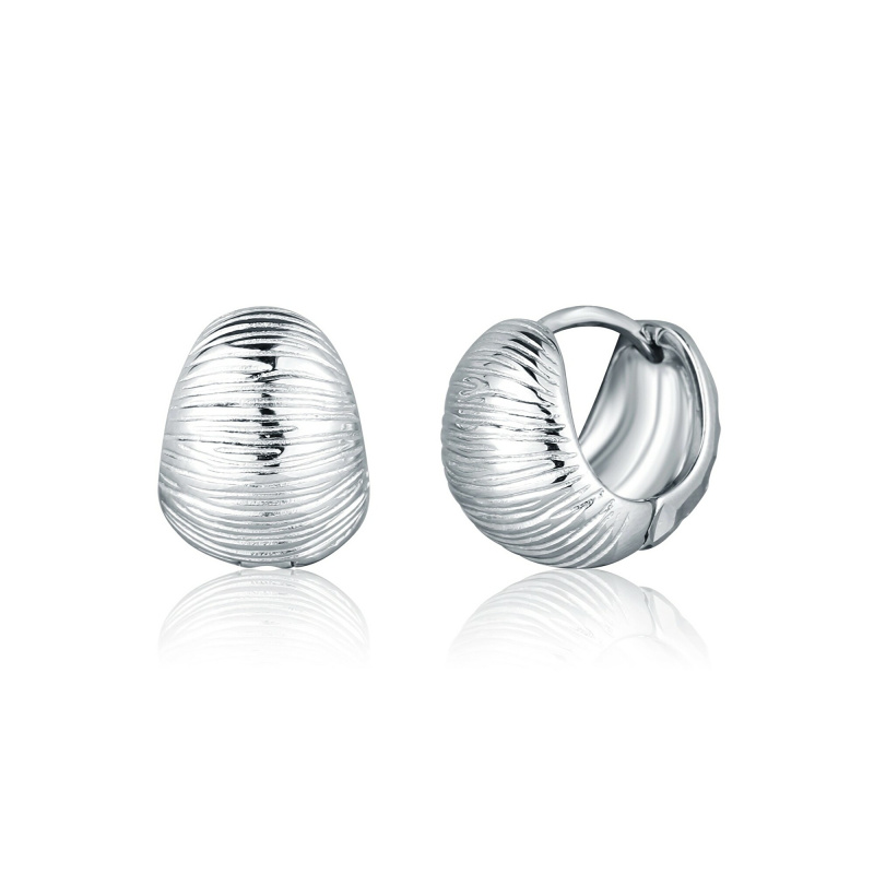 JVD Minimalistické stříbrné kruhové náušnice SVLE2842X610000