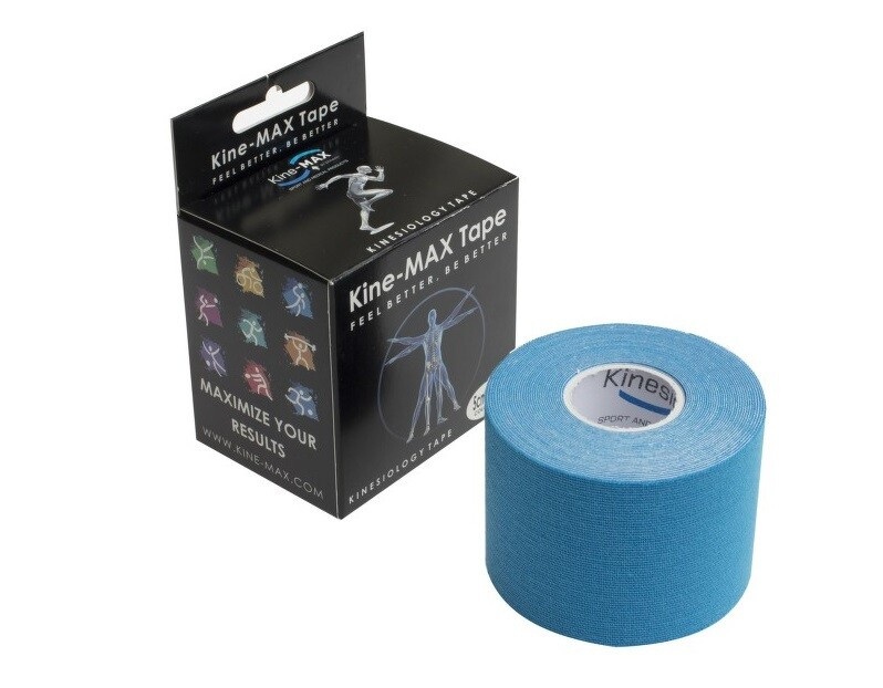 Tejp KinesioMAX kinesio pružný tape modrá 5 cmx5 m