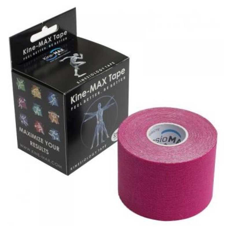 KINE-MAX Classic kinesiology tape růžová 5 cm x 5 m