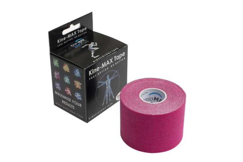 KINE-MAX Classic kinesiology tape růžová 5 cm x 5 m
