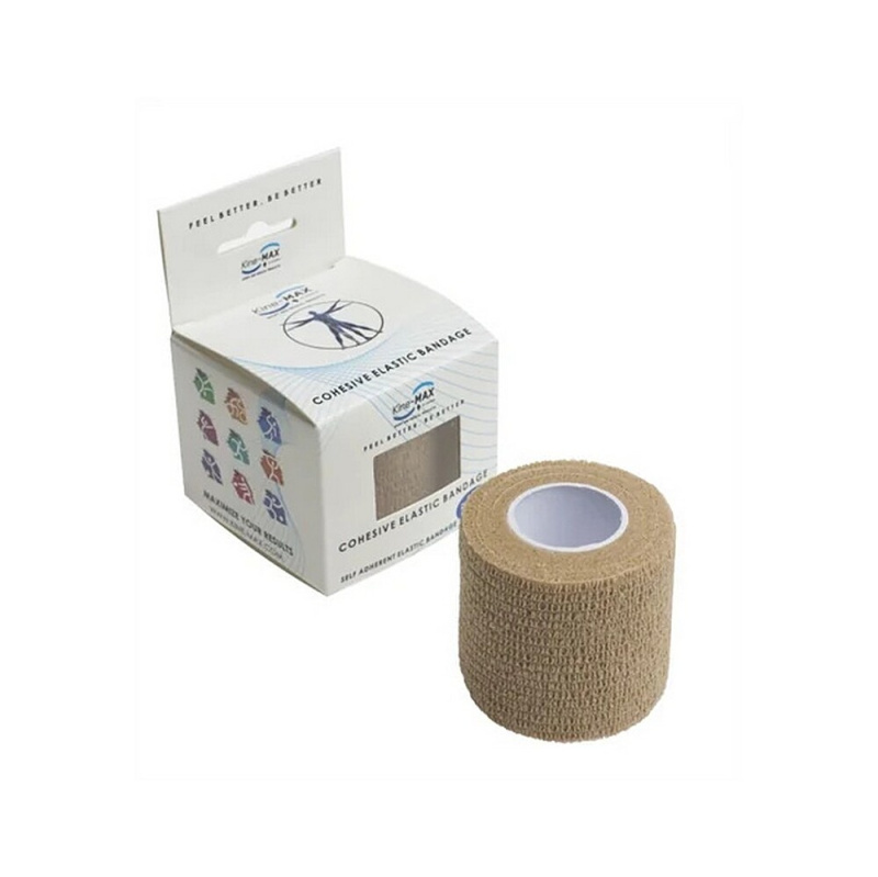 Kine-MAX Elastické samofixační obinadlo (kohezivní) 5cmx4,5m - tělová