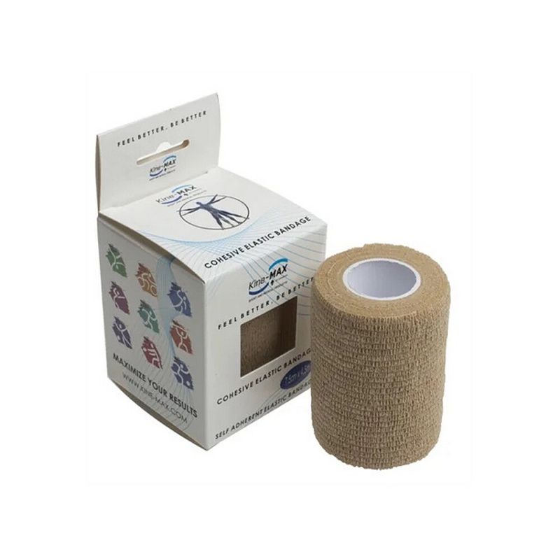 Kine-MAX Elastické samofixační obinadlo (kohezivní) 7,5cmx4,5m - tělová