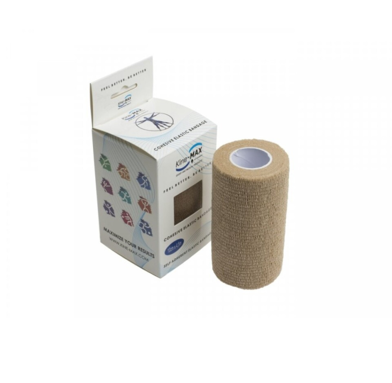 Kine-MAX Elastické samofixační obinadlo (kohezivní) 7,5cmx4,5m - tělová