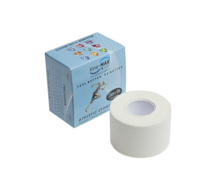 Kine-MAX Team Tape Neelastická Tejpovací páska 3,8cm x 10m - bílá