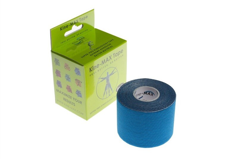 KineMAX SuperPro Rayon 5 cm x5 m kinesiologická tejpovací páska 1 ks modrá