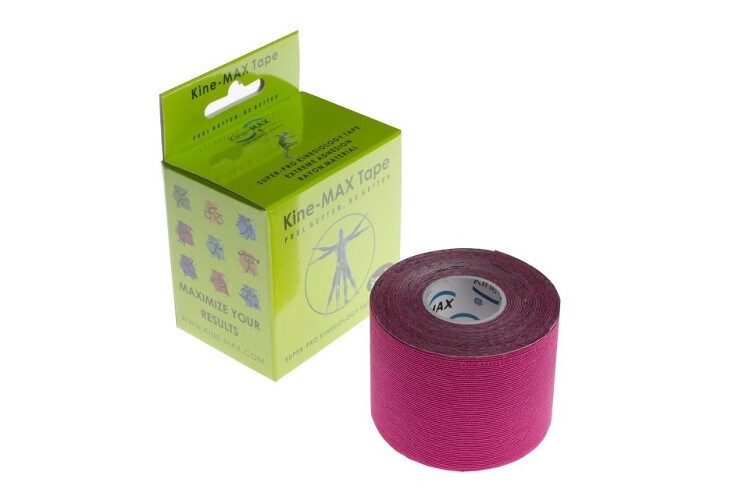 KineMAX SuperPro Rayon 5 cm x 5 m kinesiologická tejpovací páska 1 ks růžová