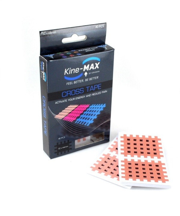 KineMAX Cross Tape vel. L 52 x 44 mm křížový tejp 40 ks