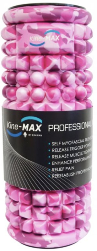 Kine-MAX Professional Massage Foam Roller Masážní válec - Růžová