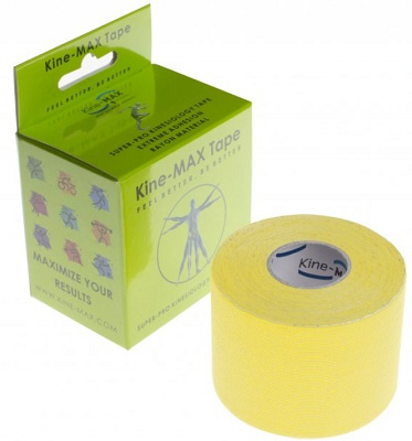 Kine-MAX Super-Pro Rayon Kinesiologický tejp - žlutá