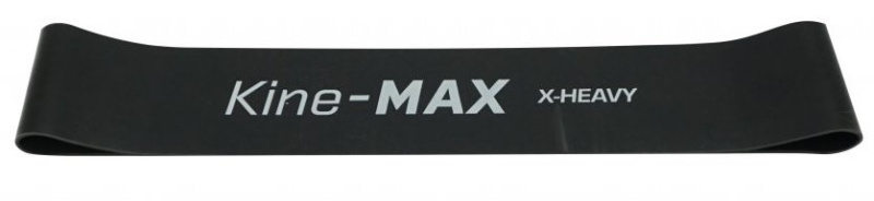 Kine-MAX Mini Loop Resistance Band Kit posilovací guma - xheavy černá