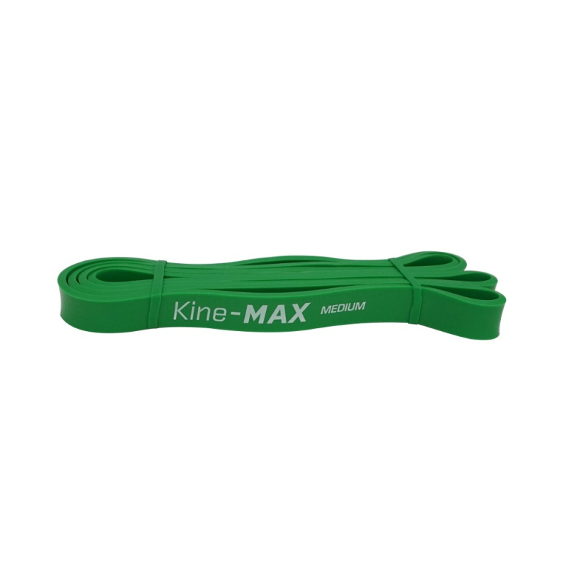 Kine-MAX Posilovací guma Super Loop Resistance band Kit - medium zelená