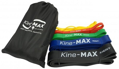 Kine-MAX Professional Super Loop Resistance Band KIT - Set Posilovacích Gum