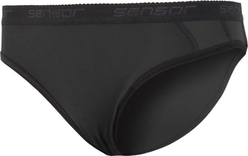 Dámské funkční kalhoty SENSOR Double face černá Barva: černá, Velikost: XL