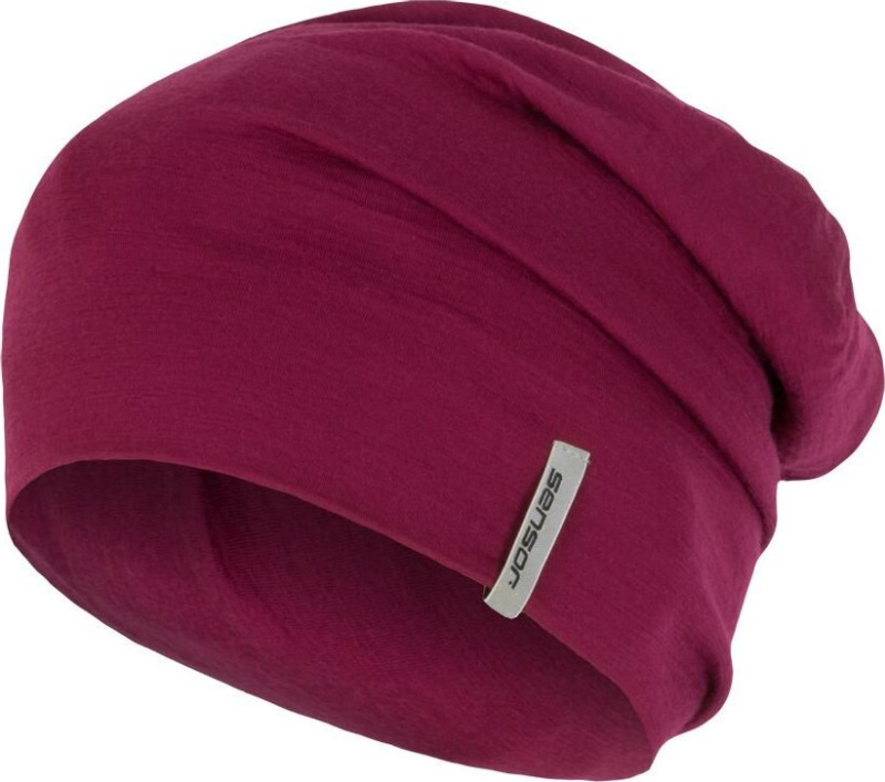 SENSOR ČEPICE MERINO ACTIVE lilla Velikost: L