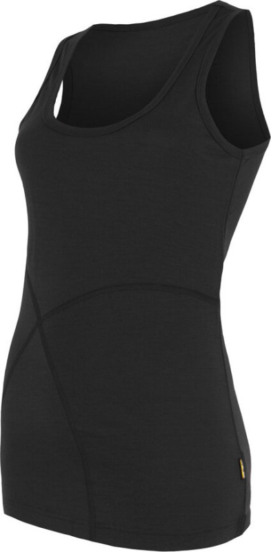 Dámské termo tílko SENSOR Merino active černá Barva: černá, Velikost: M