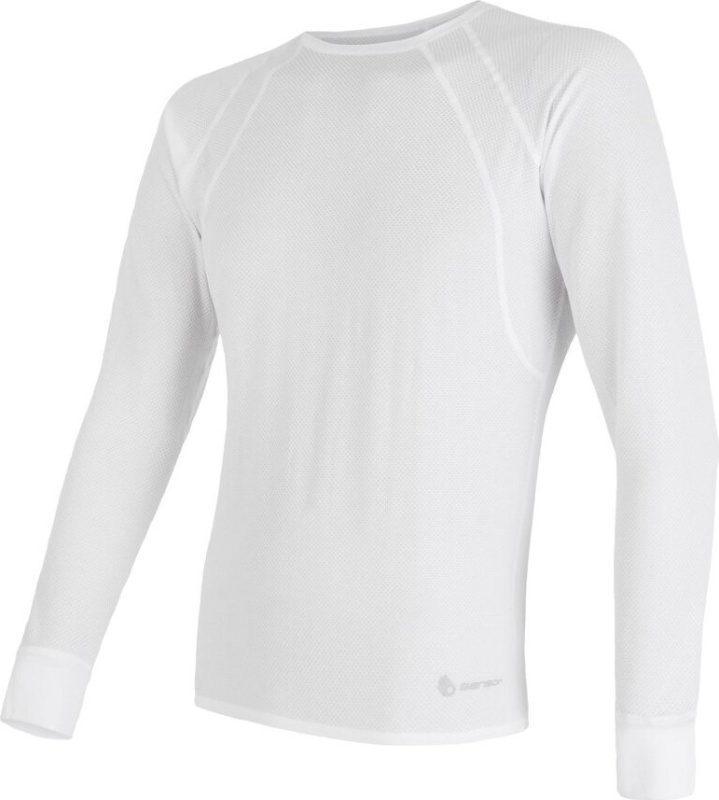 Pánské funkční triko SENSOR Coolmax Air bílá Barva: Bílá, Velikost: S