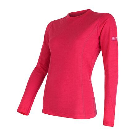 Dámské termo tričko SENSOR Merino active růžová Barva: růžová, Velikost: XL