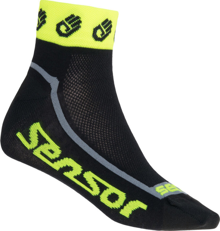 Ponožky SENSOR Race lite small hands žlutá Barva: žlutá, Velikost: 3/5