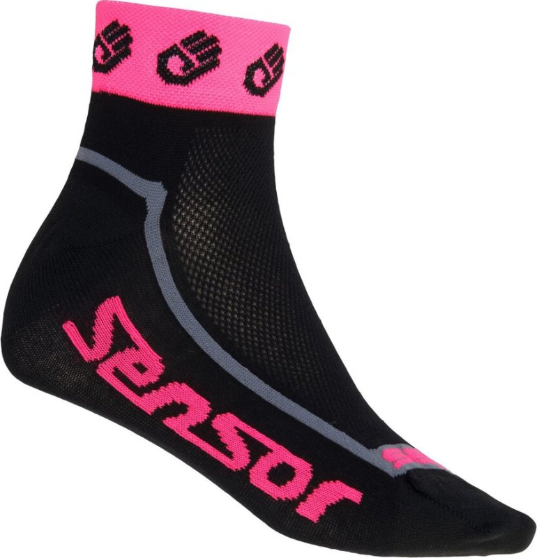 Ponožky SENSOR Race lite small hands růžová Barva: růžová, Velikost: 9/11