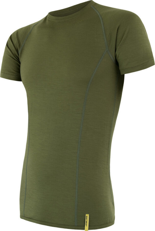 Pánské merino tričko SENSOR active zelená Barva: Zelená, Velikost: M