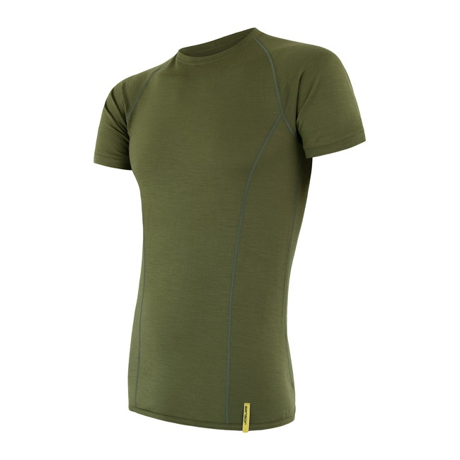 Pánské merino tričko SENSOR active zelená Barva: Zelená, Velikost: XL