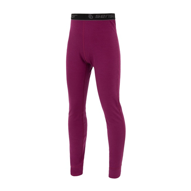 Dětské merino spodky SENSOR Merino Double Face lilla Barva: fialová, Velikost: 120