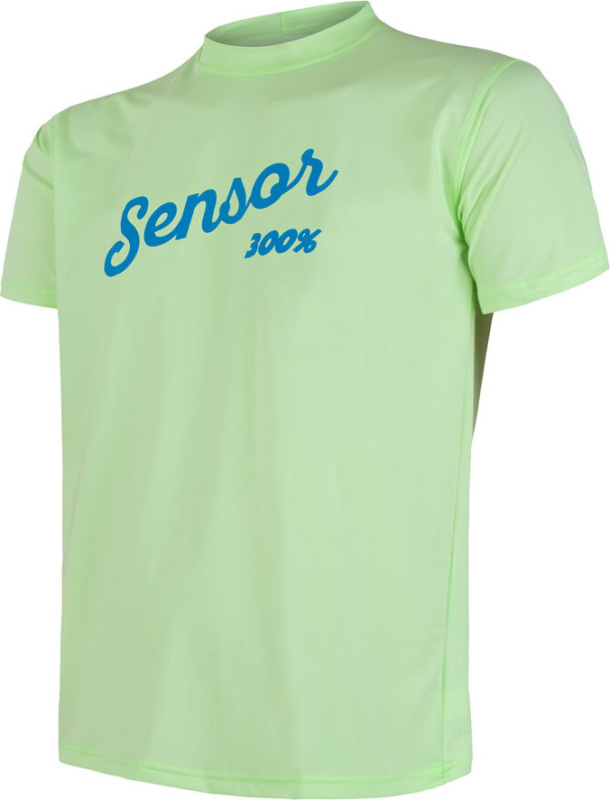 Pánské funkční tričko SENSOR Coolmax fresh pt logo zelená Barva: Zelená, Velikost: S
