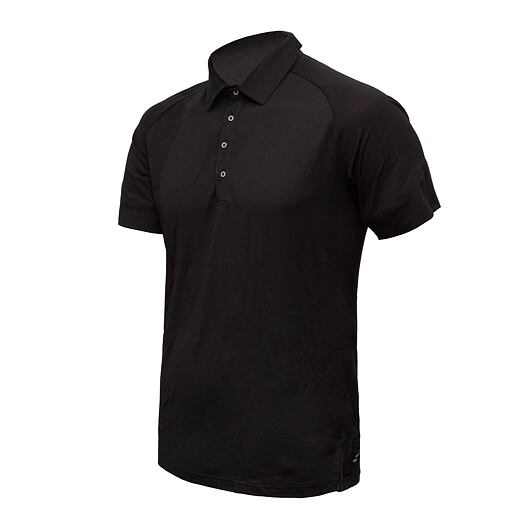 Pánské merino polo tričko SENSOR active polo černá Barva: černá, Velikost: M